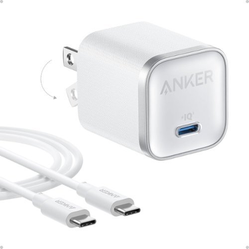 Anker - Nano 45W Type C Charger Fast Charging - White-Front_Standard 