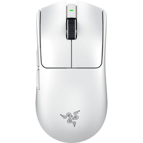 Razer - Viper V3 Pro Ultra Lightweight Optical Gaming Mouse with 95 Hour Battery Life - 8k Polling Rate - Wireless - White-Front_Standard 