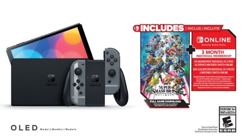 Nintendo Super Smash Bros. Ultimate Bundle (Full Game Download + 3 Mo. Nintendo Switch Online Membership Included) - $67.98 Value - Multi GLOBAL SHIPPING