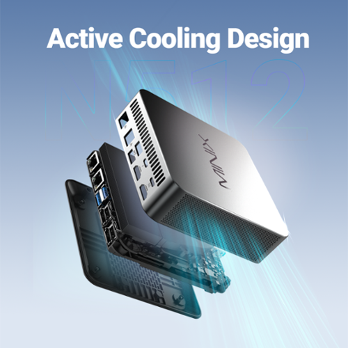 MINIX NGC N512 Mini PC, Intel Core i5 12600H, 16GB DDR5, 512GB M.2