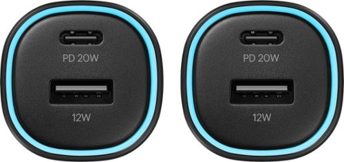 Insignia™ 32W Car Charger 2-Pack for Smartphones, Tablets and More - Black BUY IN MIDDLE EAST