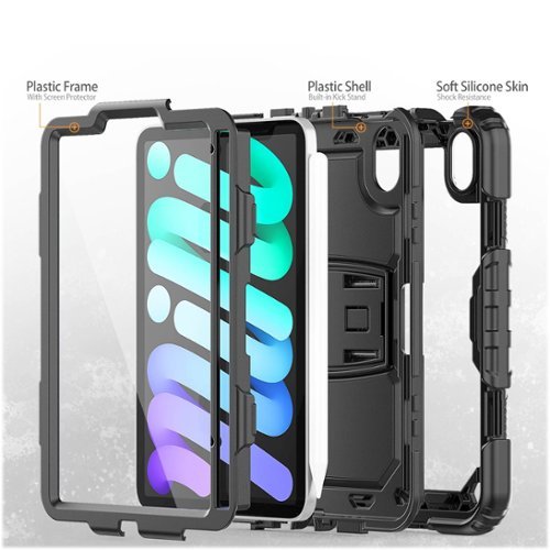 SaharaCase Defence Series Case for Apple iPad mini (A17 Pro) and Apple iPad mini (6th Generation 2021) - Black WHERE TO BUY