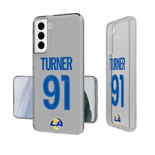 Keyscaper - NFL - Kobie Turner Los Angeles Rams Galaxy Clear Case - S24 - Multicolor-Front_Standard 