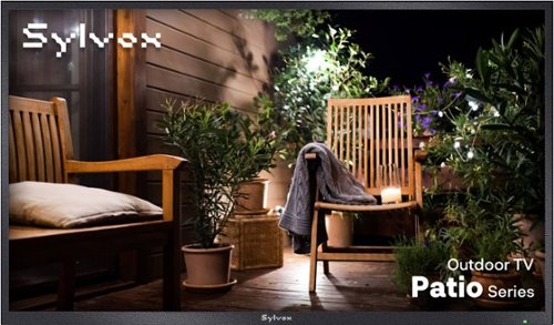 Sylvox - 55" Patio Class Series 4K UHD Google System Partial Sun IP55 Waterproof Smart Outdoor TV (2025)
