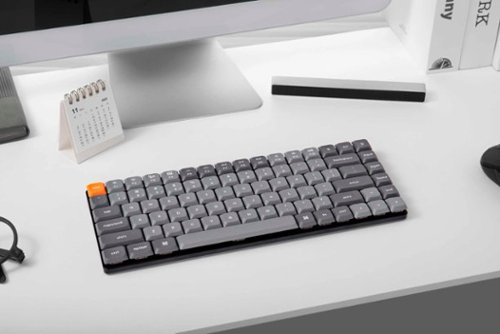 Keychron K3 Max 75% Custom Wireless RGB Mechanical Keyboard with Programmable QMK/VIA Hot-Swappable Red Switch - Black BUY IN EUROPE