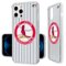 Keyscaper - MLB - St. Louis Cardinals - Cooperstown Pinstripe iPhone Clear Case - 16e - Multicolor-Front_Standard