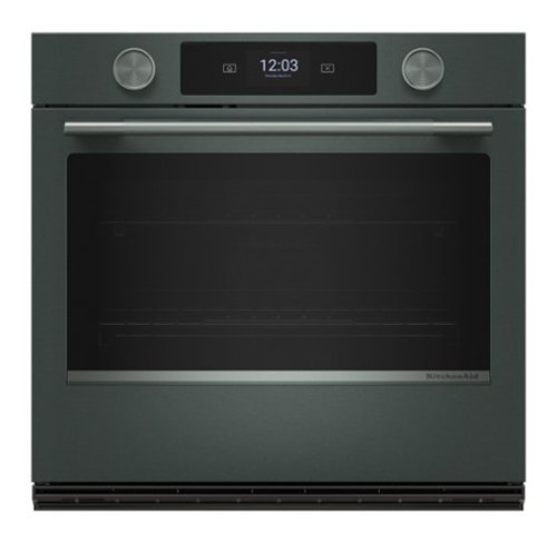 KitchenAid - 30" Smart Built-In Single Electric Wall Oven with Intelligent Cooking Camera - Juniper