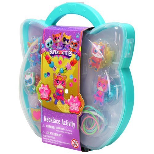 Tara Toys Super Kitties - Necklace Activity Set, 161pc Jewelry Craft Kit GLOBAL SHIPPING