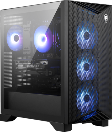 MSI - Aegis R2 Gaming Desktop - Intel Core i5-14400F - 16GB Memory - NVIDIA GeForce RTX 5050 - 1TB SSD - Black