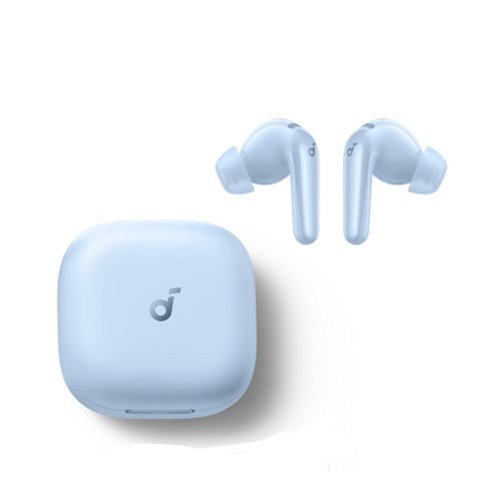 Soundcore - P31i by Anker, Real-Time Adaptive Noise Cancelling - Light Blue-Front_Standard