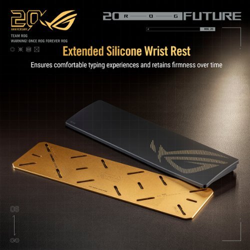 ASUS ROG Azoth Extreme 75% Wireless Mechanical Gaming Keyboard with ROG NX V2 Snow Linear Switches and Color OLED Touchscreen - 20th Edition GLOBAL SHIPPING