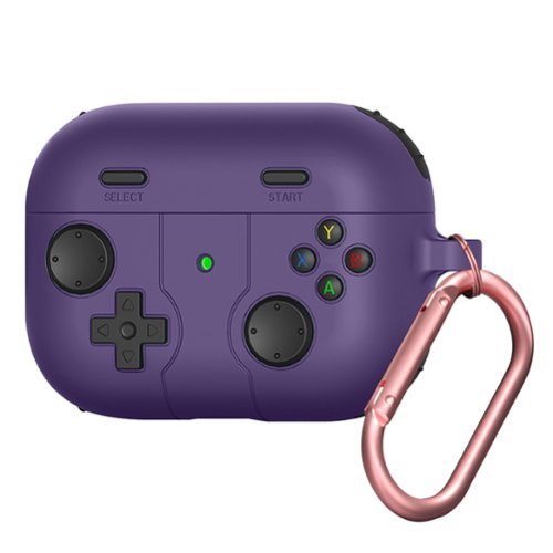 SaharaCase - Apple Airpods Pro 3 Silicone Case | Shock Absorbing | Premium Clip | Inspire Series - Purple Orchid-Front_Standard 