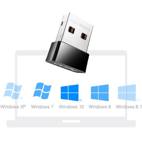 Cudy  AC 650Mbps USB Wi-Fi Adapter, 5GHz/2.4GHz, WiFi, Wireless Adapter - Nano Size, Compatible with Windows, iOS, Black - Black HOW TO BUY