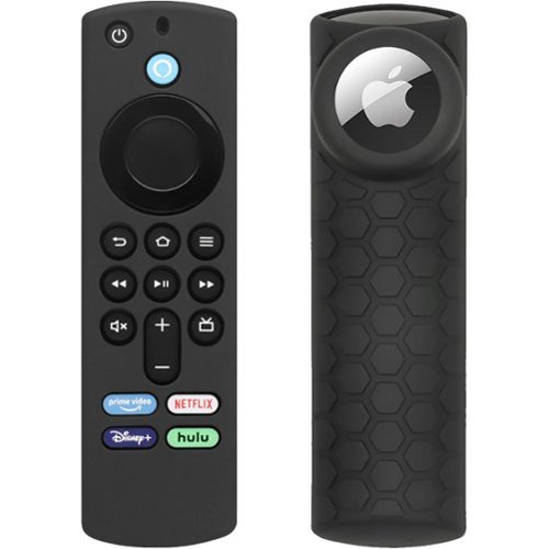 SaharaCase Amazon Fire TV Stick 4K (3rd Gen) Remote Silicone Case for Apple AirTag - Black WORLDWIDE DELIVERY