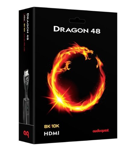 AudioQuest Dragon 48 5'   4K-8K-10K 48Gbps   HDMI Cable - Black on Black WORLDWIDE DELIVERY
