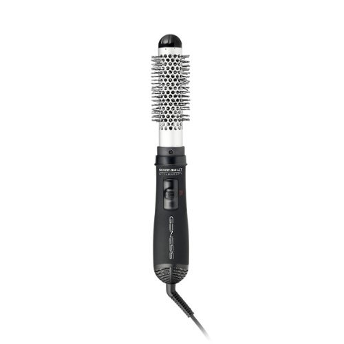 StyleCraft - Silver Bullet Genesis Professional Round Hot Brush 1.25-inch Hair Styler - Black-Front_Standard 