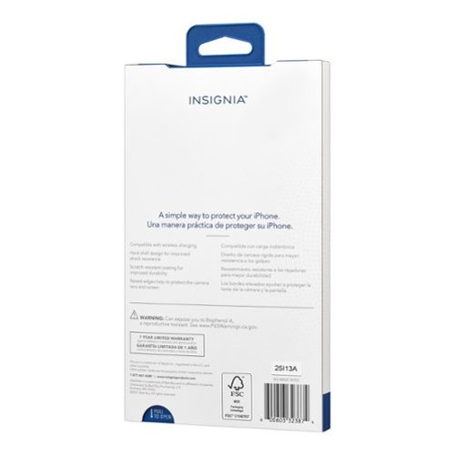 Insignia™ Hard Shell Case for iPhone 13 Pro Max and iPhone 12 Pro Max - Clear WHERE TO BUY