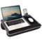 LapGear - Home Office Pro Lap Desk for 15.6" Laptop - Gray Woodgrain-Front_Standard