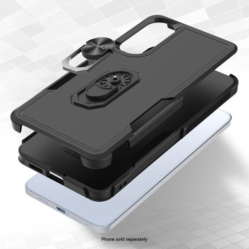 SaharaCase Raider Series Heavy Duty Kickstand Case for Samsung Galaxy S25 Edge - Scorpion Black WHERE TO BUY