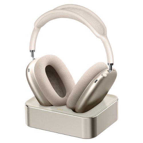 Ultra Supply Co - Wireless Charging Dock for AirPods Max - Starlight-Front_Standard 