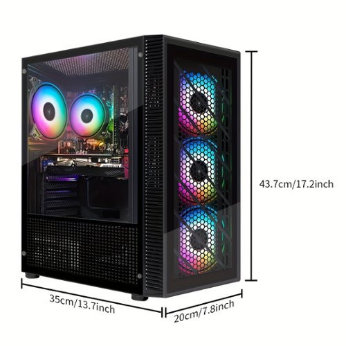 STGAubron Gaming Desktop PC, Intel Core i5 9400F up to 4.1