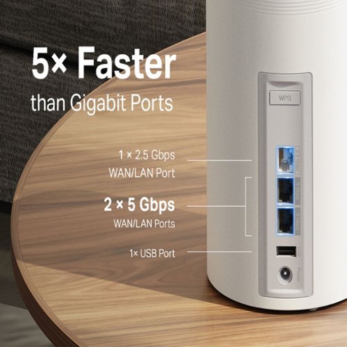 TP-Link Deco BE65 Pro BE11000 Whole Home Tri-Band Wi-Fi 7 Mesh Router System with two 5-Gig Ports (1-pack) - White WHERE TO BUY