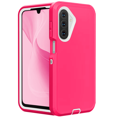 Entronix - Case Compatible with Galaxy A17 - Heavy Duty Protection - Pink-Front_Standard 
