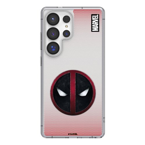 Keyscaper - Marvel Grid Clear Phone Case - Samsung Galaxy S24 - Deadpool-Front_Standard 