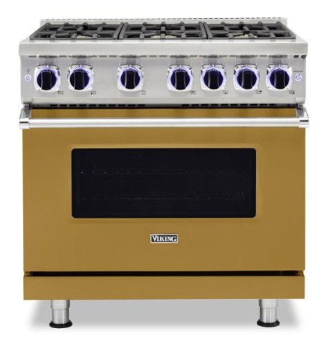 Viking - VGR Freestanding 7 Series Gas 36" Range - Golden Hour