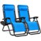 Best Choice Products - Set of 2 Zero Gravity Lounge Chair Recliners for Patio, Pool w/ Cup Holder Tray - Light Blue-Front_Standard