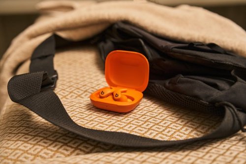 Beats Powerbeats Fit True Wireless Active Noise Canceling Earbuds - Spark Orange BUY IN QATAR