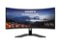 GIGABYTE - G34WQC A 34" LED Curved WQHD FreeSync Premium Gaming Monitor with HDR (HDMI, DisplayPort, USB) - Black-Front_Standard