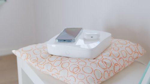 Einova Eggtronic Mundus Pro UV-C Sanitizer 10W Wireless Charging Pad for Qi-enabled Devices - White BUY IN MIDDLE EAST
