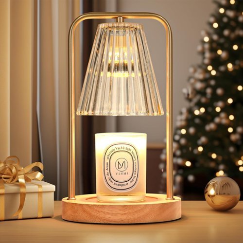 Nordic Hygge - Candle Warmer Lamp with Timer – Dimmable Electric Wax Melt Warmer for Jar Candles-Front_Standard 