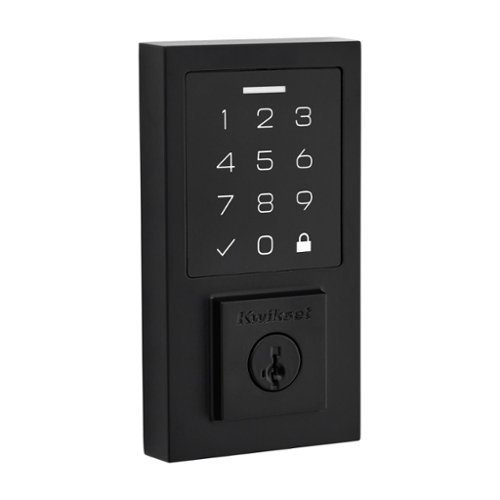Kwikset 270 SmartCode Matte Black Metal Electronic Touch Pad