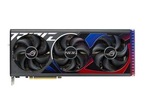 ASUS - NVIDIA GeForce RTX 4080 Overclock 16GB GDDR6X PCI Express 4.0 Strix Graphics Card - Black-Front_Standard 