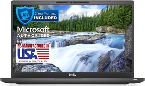 Dell - 14" Refurbished 1920x1080 FHD - Intel 8th Gen Core i7-8665U - Intel UHD Graphics 620 with 16GB and 512GB - SSD - Black-Front_Standard 