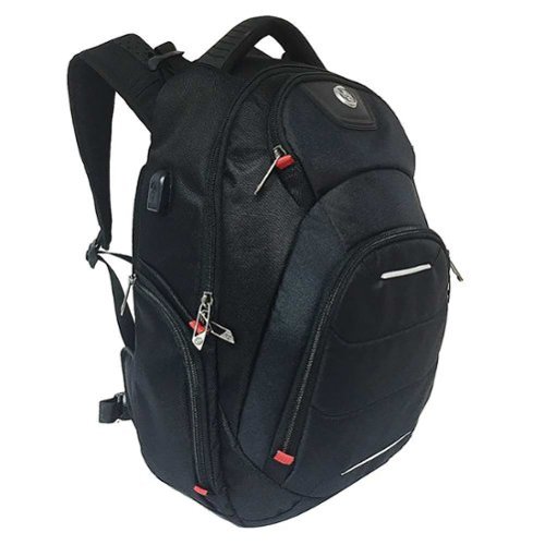 Swissdigital Design Neptune SV Massage Backpack - Black WORLDWIDE DELIVERY