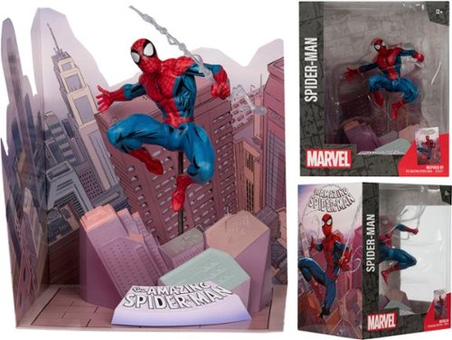 McFarlane Toys Marvel Spider-Man 1:10th Scale Collectible with Scene (The Amazing Spider-Man #1) 8.5 Figure HOW TO BUY