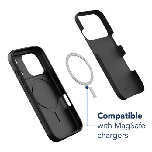 Insignia™ Silicone Case with MagSafe for iPhone 17 Pro - Black WORLDWIDE DELIVERY