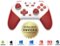 GameSir - Super Nova Wireless Gaming Controller Nintendo Switch & Switch 2/PC/iOS/Android, Hall Effect Stick/Trigger Charging Dock - Red/White-Front_Standard