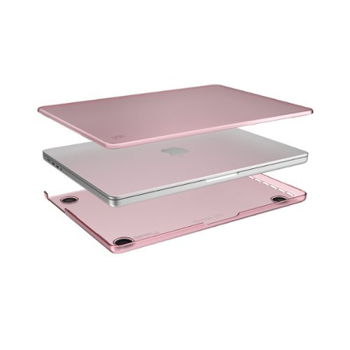 Speck Smartshell Case for Macbook Pro 14 M1/M2/M3/M4 (2021-2024) - Crystal Pink HOW TO BUY
