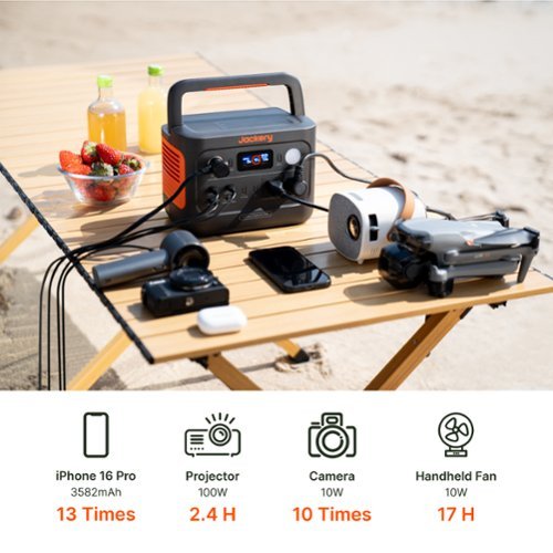 Jackery Explorer 300 v2 (288Wh) Portable Power Station for Outdoor Camping, Hiking, RV, and Road Trips (288 Wh Capacity) - Black BUY ONLINE