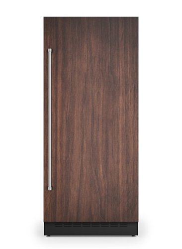 Viking - 36"W 20.14 cu. ft Integrated Upright Built-in Column Freezer-Custom Panel _RH - Custom Panel Ready