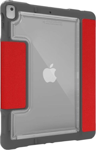 STM Dux Plus Duo Folio Case for Apple iPad 10.2 (9th/8th/ 7th Gen) - Red HOW TO BUY