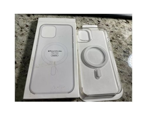 Apple - iPhone Case + MagSafe - iPhone 12 Pro Max - Clear-Front_Standard 