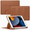 VIKESI - Magnetic Case for iPad 10.2" 7th/8th/9th Gen, Shockproof, Pencil Holder, Auto Wake/Sleep, Multi-Angle Stand - Brown-Front_Standard