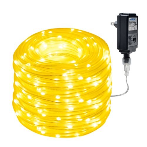 IMAGE - 75.5FT 200 LED Rope Lights for Outdoor Decorations - Warm White-Front_Standard 