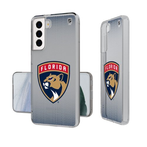 Keyscaper - NHL - Florida Panthers Linen Logo Galaxy Clear Case - S24 - Multicolor-Front_Standard 