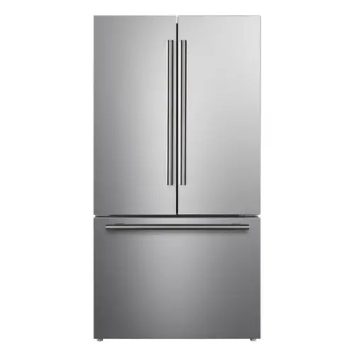 Front. Forno Appliances - Rivello 27.4 Cu. Ft. French Door Refrigerator with Internal Water Dispenser - Stainless Steel.